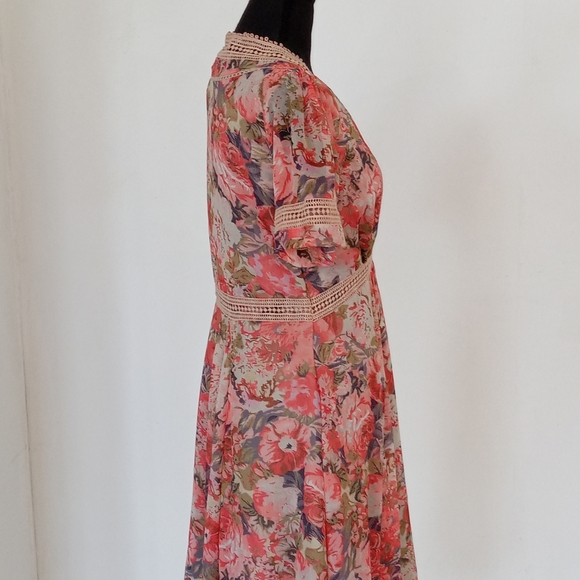 Anthropologie Ranna Gill flower bouquet dress - Picture 2 of 13